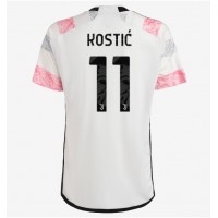 Juventus Filip Kostic #11 Vonkajší futbalový dres 2023-24 Krátky Rukáv